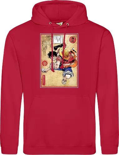 Straw hat captain woodblock