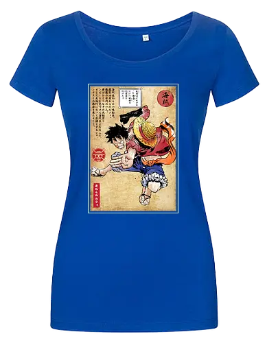 Straw hat captain woodblock