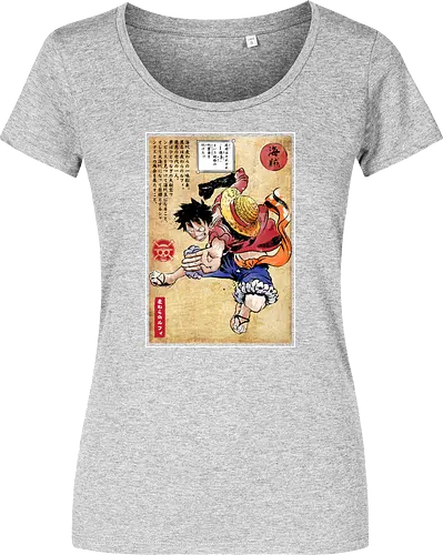 Straw hat captain woodblock