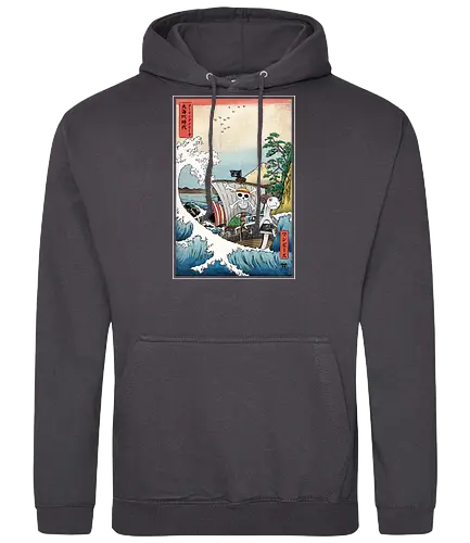 Going merry in Japan - anime, manga, luffy, straw hat pirates - Standard Hoodie