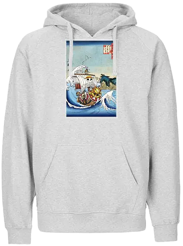 Thounsand sunny in Japan - anime, manga, straw hat pirates, pirat - Fairtrade Hoodie