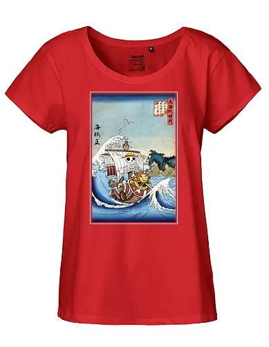 Thounsand sunny in Japan - anime, manga, straw hat pirates, pirat - Fairtrade Girl Shirt