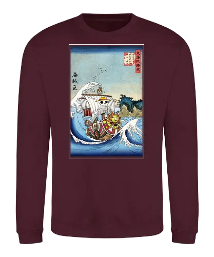 Thounsand sunny in Japan - anime, manga, straw hat pirates, pirat - Sweatshirt