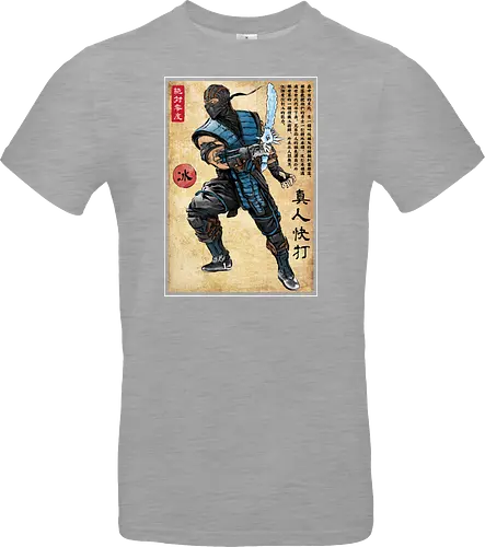 Ice warrior woodblock