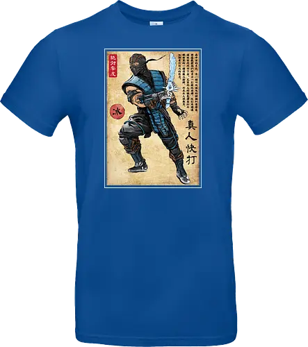 Ice warrior woodblock