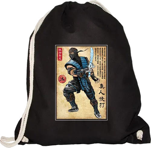 Ice warrior woodblock