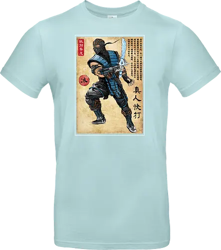 Ice warrior woodblock
