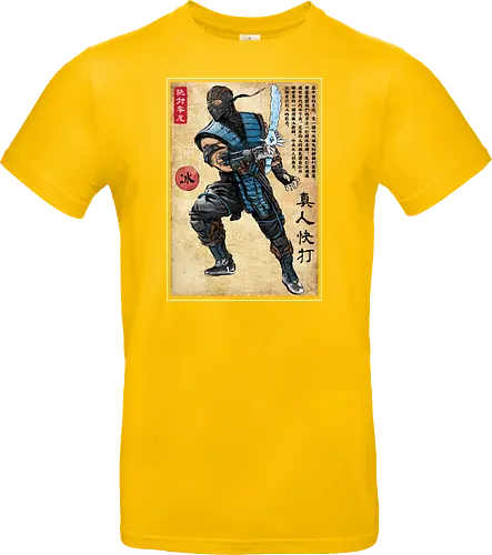 Ice warrior woodblock