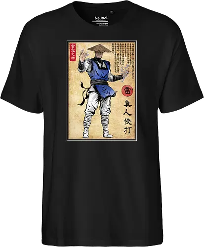 Thunder god woodblock