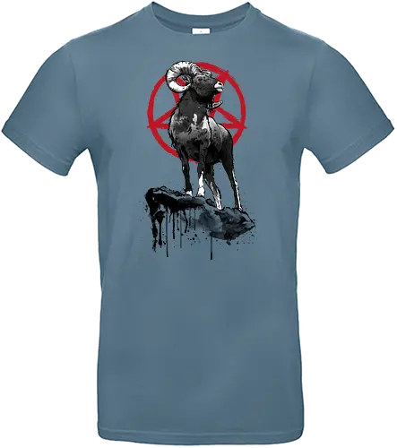 Black Phillip - dark, horror, witchcraft, baphomet, sumi-e - Standard T-Shirt