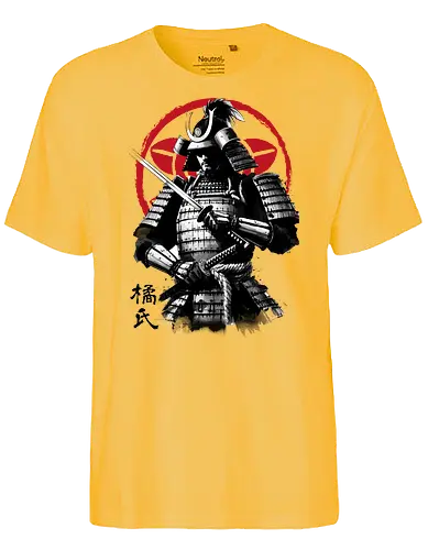 Samurai clan Tachibana - samurai, clan, sumi-e, japan - Fairtrade T-Shirt