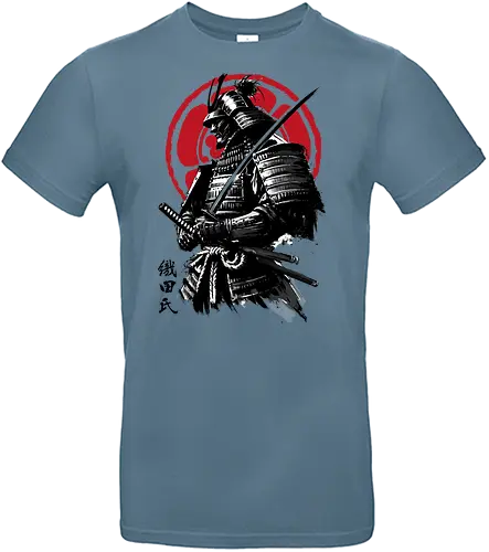 Samurai clan Oda - japan, samurai, sumi-e, Japanese culture - Standard T-Shirt