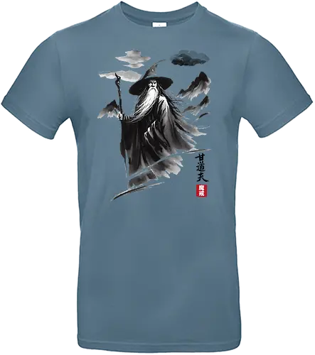 The wizard's journey - sumi-e, Fellowship, ring, wizard - Standard T-Shirt