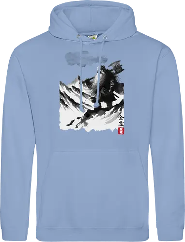 The dwarf's journey - dwarf, zwerg, Fellowship, ring, sumi-e - Standard Hoodie