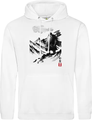 The dwarf's journey - dwarf, zwerg, Fellowship, ring, sumi-e - Standard Hoodie