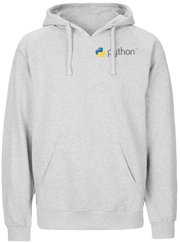 Python Logo - python, it, software, programmiersprache, programming, hacker, itler, coder - Fairtrade Hoodie
