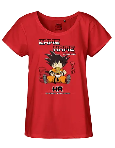 Kame Hame Ramen Shop - anime, manga, dbz, ramen, noodles, japan, nippon - Fairtrade Girl Shirt