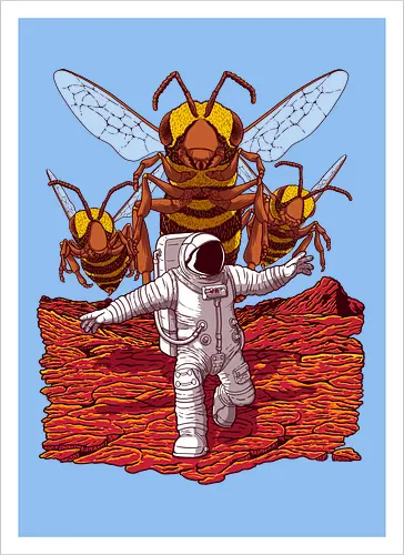 Killer Bees on Mars