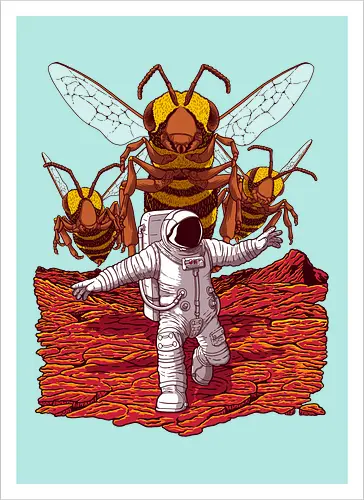 Killer Bees on Mars