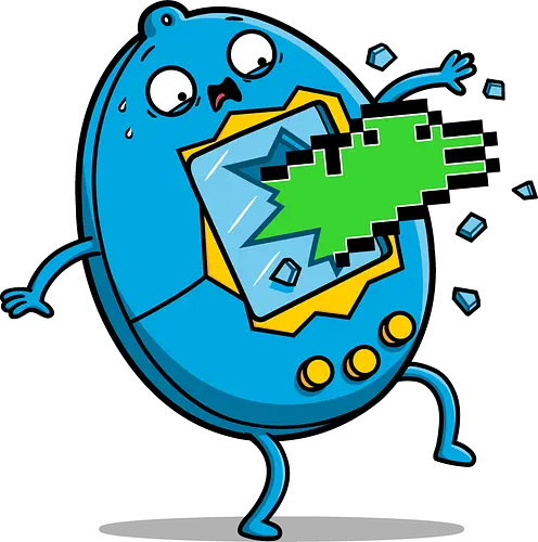 Screenburster! - 90s, tamagotchi, alien, burst