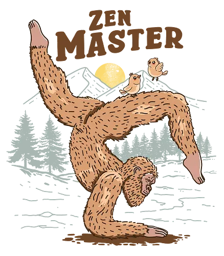 Zen Master - bigfoot, zen, yoga