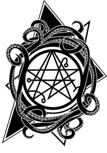 Sigil of the Gateway - Pentagram, Goth, Kraken