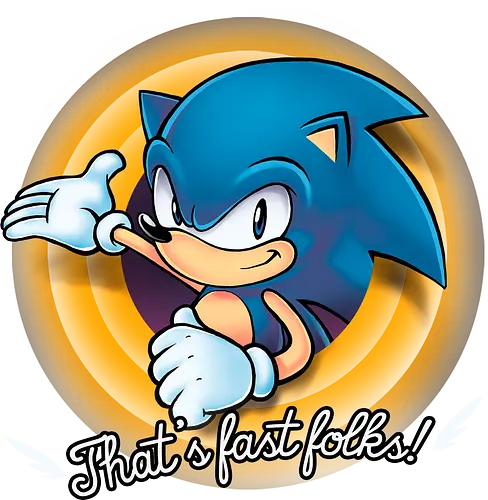 That's Fast Folks - hedgehog, blue, fast, schnell, gaming That's Fast Folks - hedgehog, blue, fast, schnell, gaming
