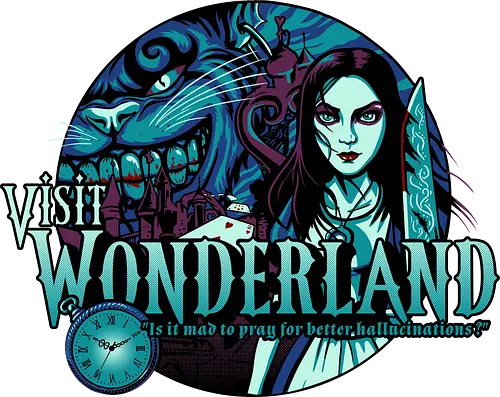 Visit Wonderland - alice, wunderland, cheshire cat, katze, maComiconsoles