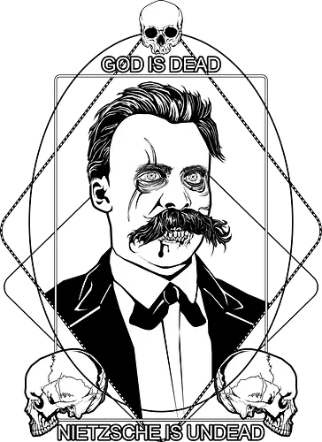 Nietzsche is undd - nietzsche, philosophy, god is dd