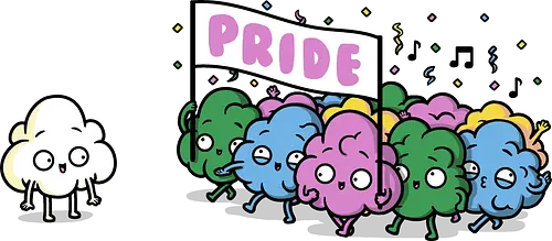 Pridecorn - pride, queer, popcorn, lgbtq, colorful