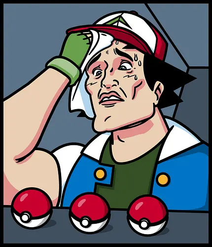 Hard Decision - meme, pocket, monster, starter Hard Decision - meme, pocket, monster, starter