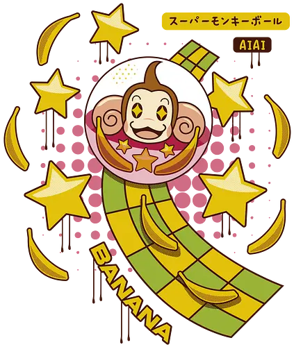 Monkey Banana Star - Affe