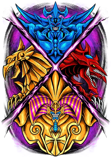 Four Gods - Yu, Gi, God, Cards