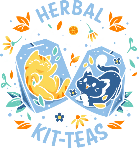 Herbal Kitts - cat, katze, tee, t