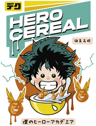 Cereal Academia - Japan, Hero, Deku