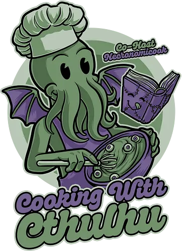 Cthulhu Cooking Show - Monster, Necronomicook, Lovecraft