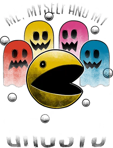 Game Ghosts Retro - Pac, Spooky, Pentagramm, t Game Ghosts Retro - Pac, Spooky, Pentagramm, t