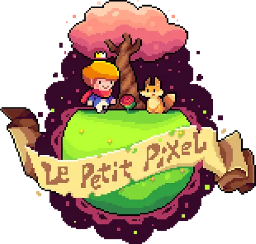 Le Petit Pixel - Prince, kleiner prinz, pixel, retro, pixelart