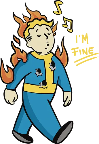 I'm Fine - vault, boy, fallout, meme