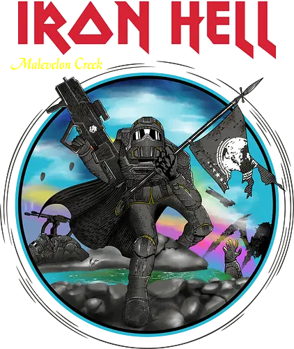 Iron Hell - iron, maiden, hell, diver, metal, mashup