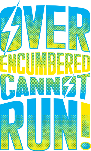 Overencumbered - fallout, gaming, statement Overencumbered - fallout, gaming, statement