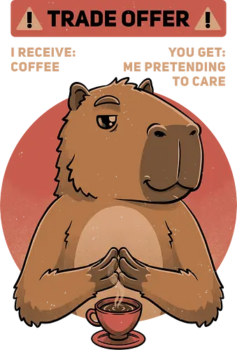 Capybara Trade Offer - trade, meme, capybara, coffee, kaffee