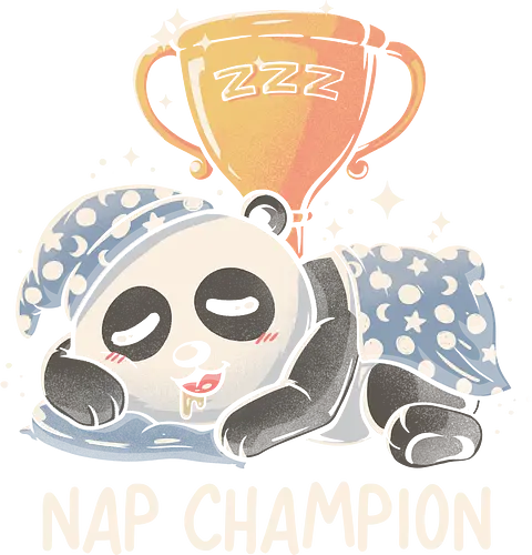 Nap Champion - Panda, Pyjama, Prize, Br