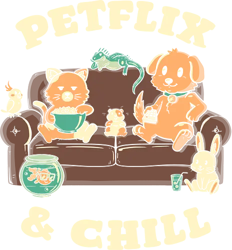 Petflix And Chill - Cute, TV, Binge-watching, Strming