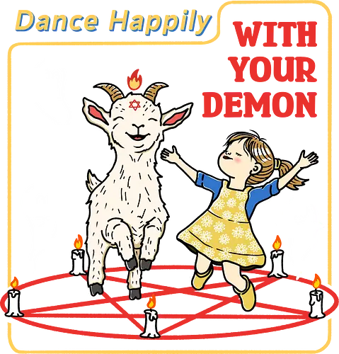 Dance Happily - demon, goat, dance, tanzen, happy, pentagram