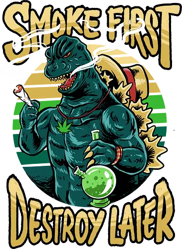 Weedzilla - kaiju, monster, dragon, weed