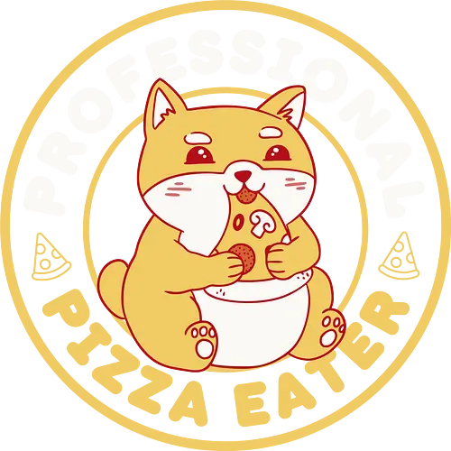 Professional Pizza ter - dog, hund, pizza, shiba, inu