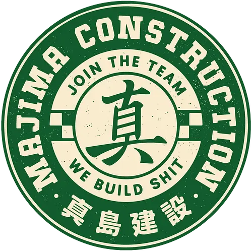 Majima Construction Emblem - Japanese, yakuza, goro majima, ono michio, kiryu kazuma, ryu ga gotoku, yakuza like a dragon, ichiban, like a dragon ishin, kazuma kiryu, video game, gaming, gamer, jrpg, majima construction, ichiban holdings