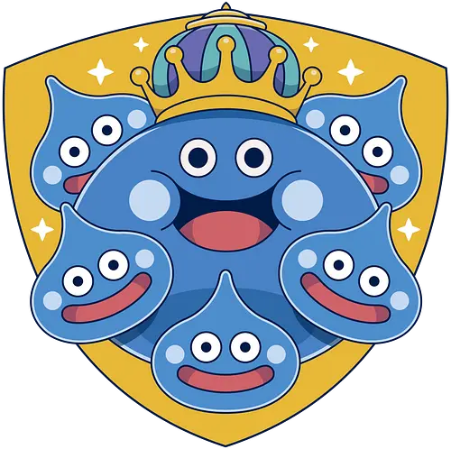 King Slime Shield - Quest, slime, king slime, monsters, golem, game, gaming, gamer, video games, rpg, jrpg, echoes of an elusive age, kawaii, Quest xi, erdr