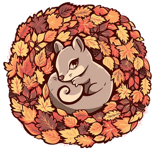 Squirrel upon Autumn Lves - squirrel, autumn, fall, acorn, nature, cute, fall colours, grey squirrel, cute squirrel, cute animal, animals, lves, autumn lves